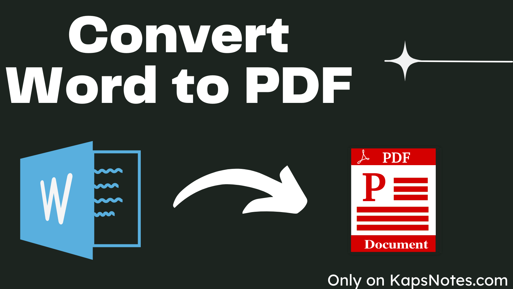Convert Word To Pdf 3 Simple Ways Kapsnotes Convert Word To Pdf 3 Simple Ways Kapsnotes